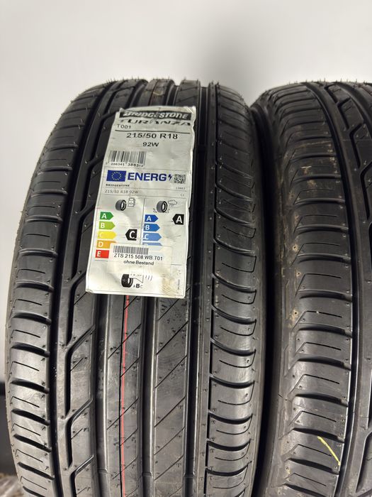 Літні шини НОВІ 2шт R18 215/50 92W Bridgestone Turanza T001 2022