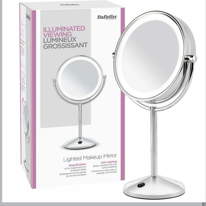 Дзеркало для макіяжу з LED підсвіткою BaByliss