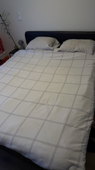 Conjunto cama casal capa edredão e fronhas