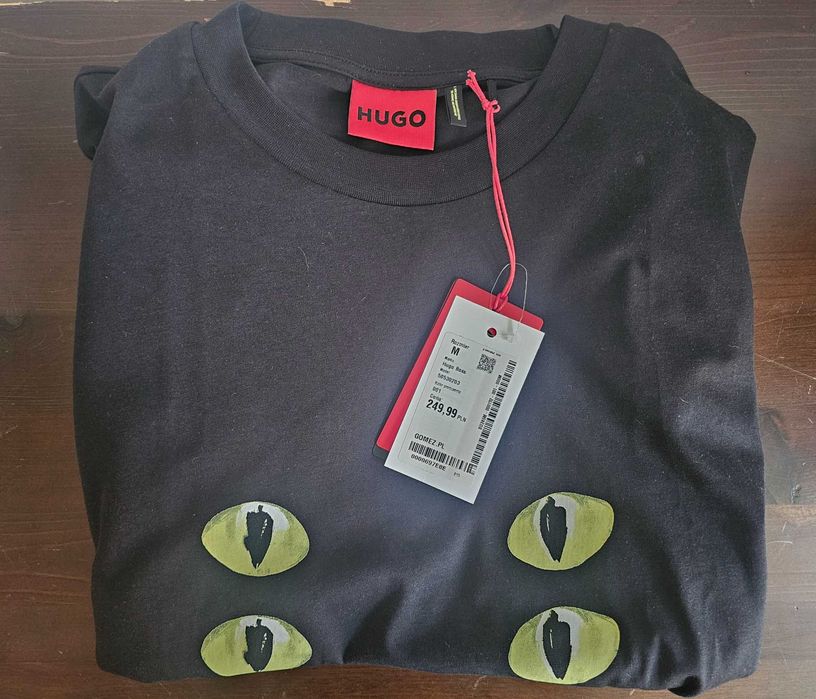 Hugo Boss Dario Argento Limited Edition TShirt Czarny M Loose Fit Nowy Okazja!
