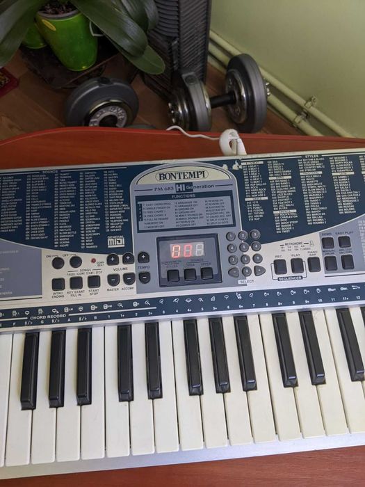 Синтезатор клавішний  Bontempi PM 683 Hi Generation Piano