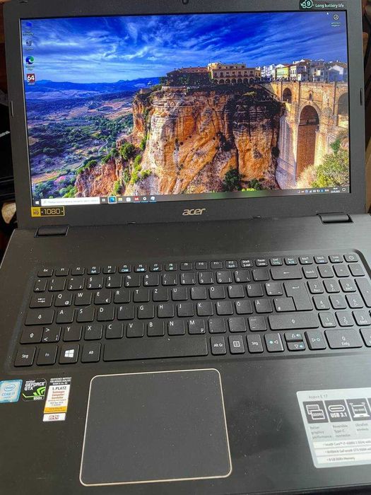 Ігровий Acer Aspir  E17   Nvidia GTX 950m 2Gb| I7-6500U | 17.3Full HD