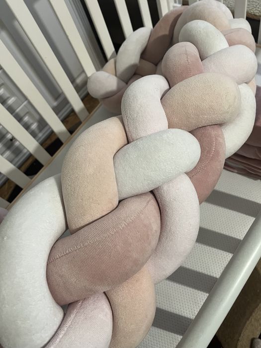 Дитяча постіль, косичка бортик, одіяло, простинь на резинці