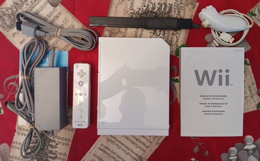 Conjunto Nintendo Wii Branca