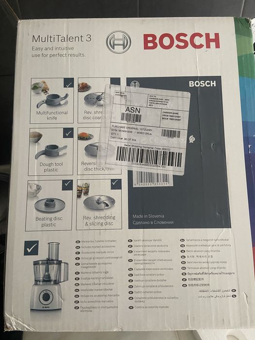 Processados de Alimentos Bosch MultiTalent 3