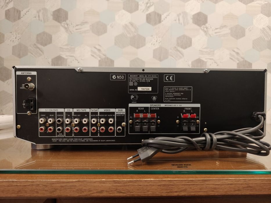 Amplituner Sony STR-DE245 srebrny