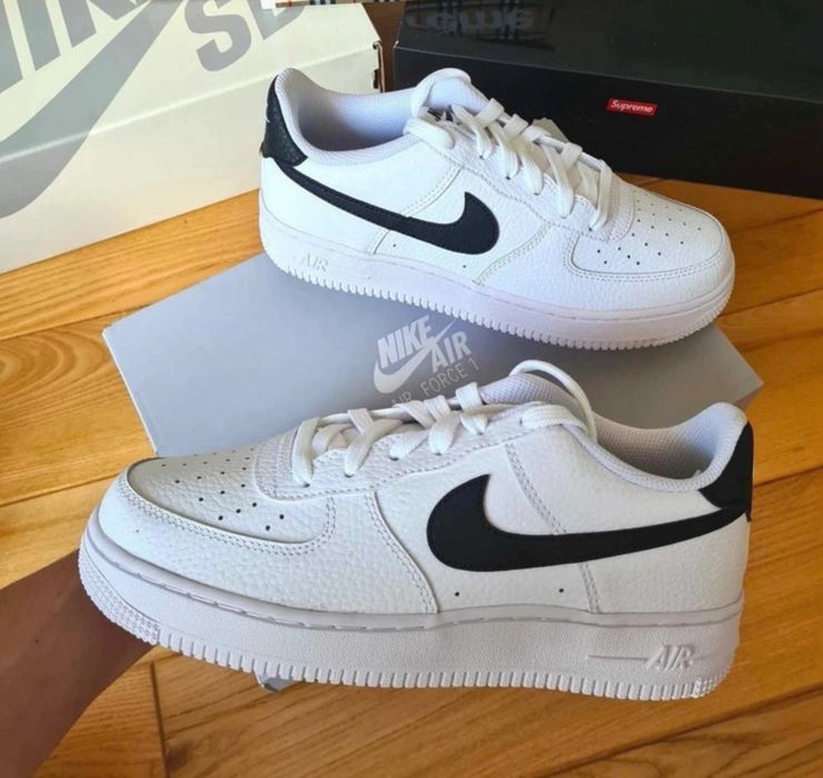 Nike air force 1 buty męskie  nowe oryginalne white black