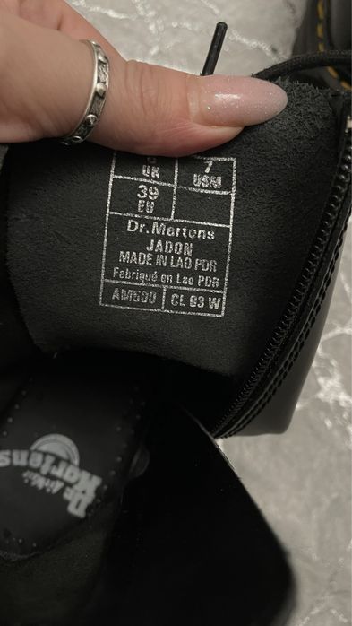 Glany czarne Dr Martens Jadon model