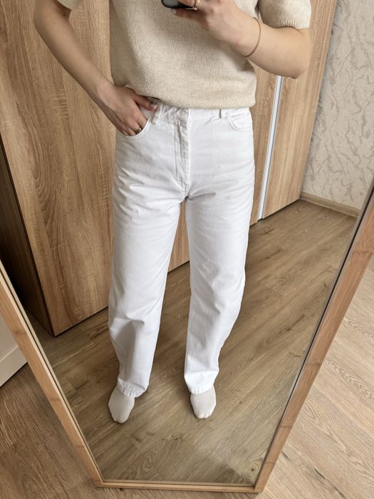Джинси Zara білі нові