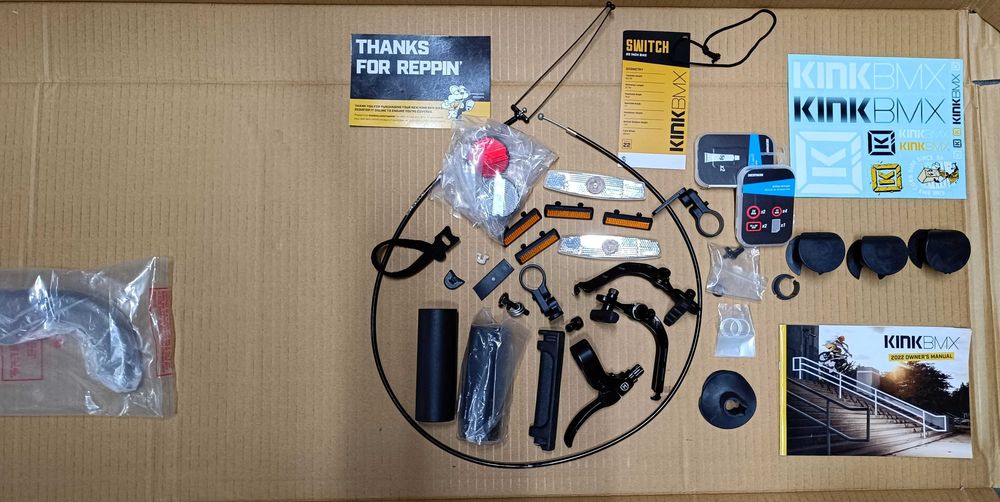 Bicicleta BMX Profissional Kink Switch 2022 Original – Como nova!