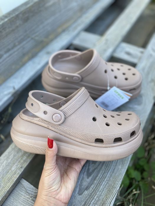 Трендові Crocs Crush Шоколадні Крокси Жіночі