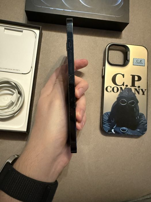 Iphone 12 pro max, niebieski, 128 GB, 77% kondycji baterii