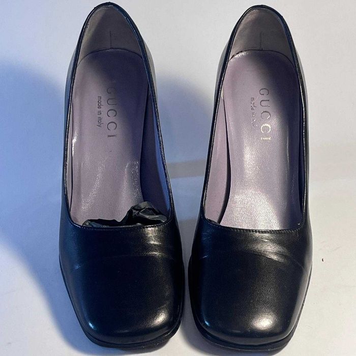 Sapatos altos pretos GUCCI