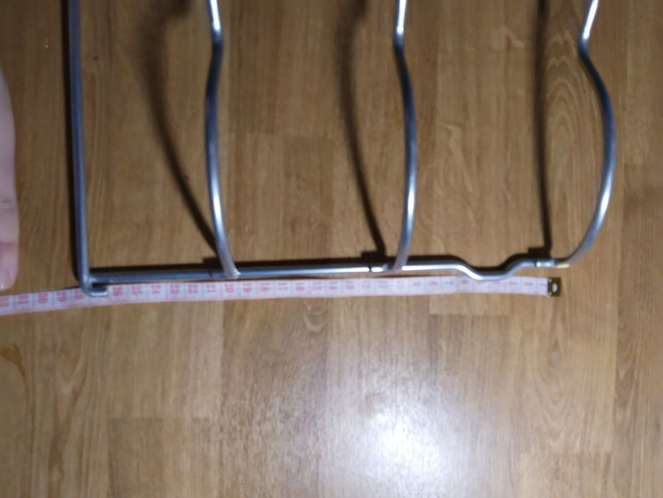 Metalowy stojak na wino, półka na butelki Ikea