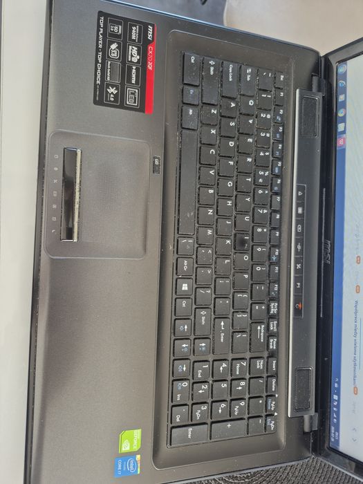 17,3" MSI CX702QF | Intel Core i7 (4 rdzenie) | 8GB RAM | 500GB