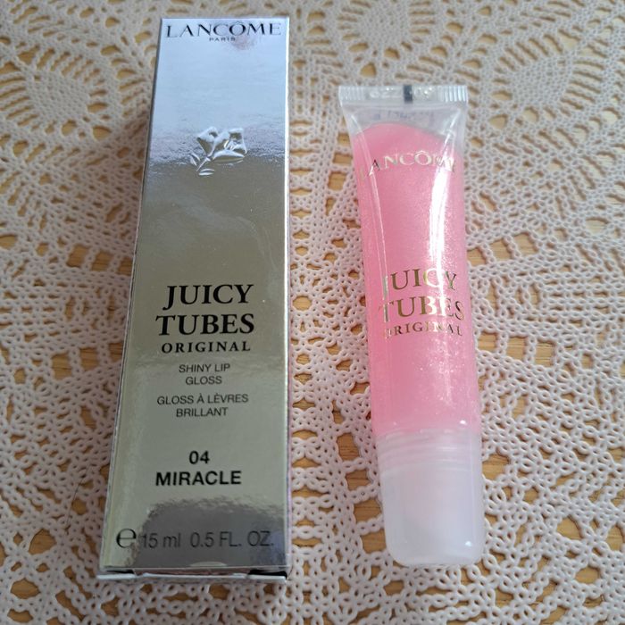 Lancome Juicy Tubes Miracle Kiko Milano 3D Hydra Lipgloss 27 błyszczyk błyszczyki do ust duo zestaw