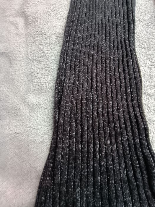 Legginsy dzianinowe szare zara 134