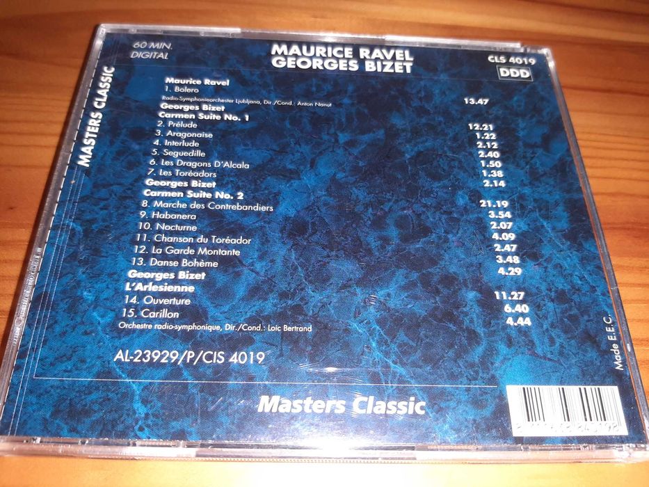 CD Ravel Bolero Bizet, Carmen Suites