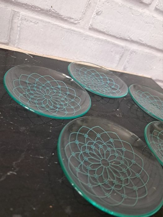 podstawek szklanych skandynawskich prl