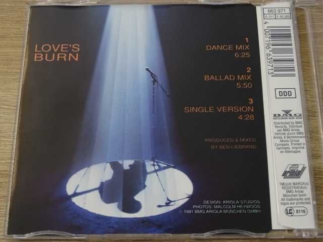 Karl Keaton - Love's Burn (CD) 1991 singiel