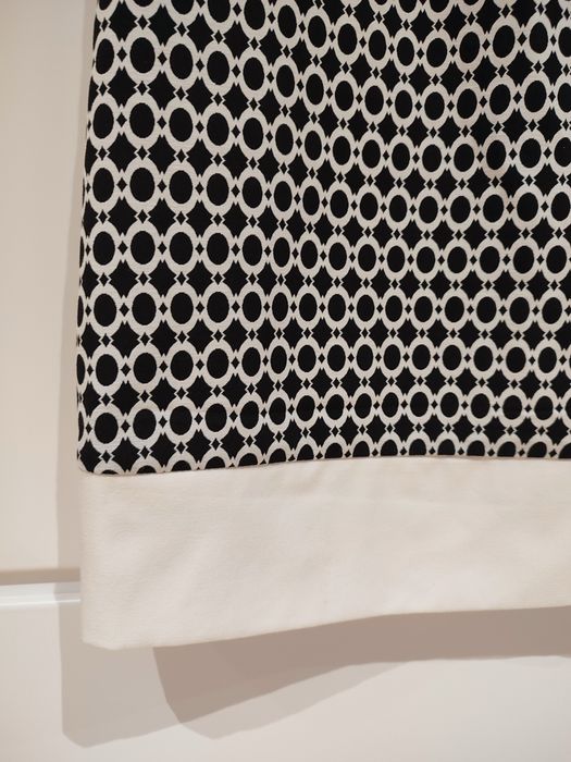 Sukienka biało czarna