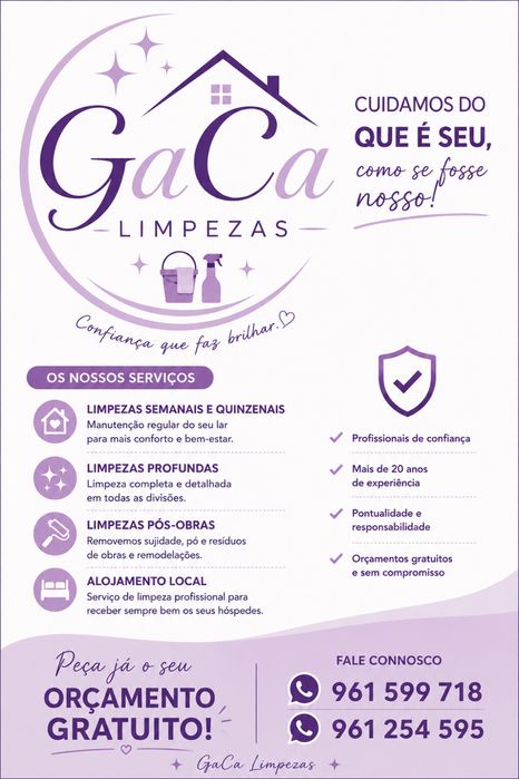 LIMPEZAS | Cuidamos do seu lar como se fosse o nosso