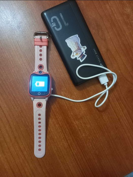 Дитячий смарт-годинник D06S рожевий Smart watch