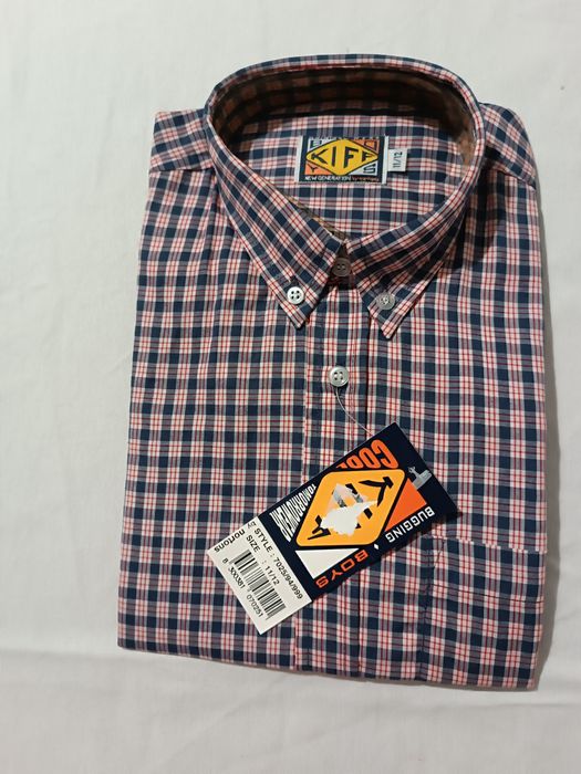 Camisa Nova. Manga comprida. Menino 11 a 12 Anos