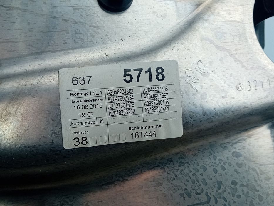 Elevador vidros trás esquerdo MERCEDES-BENZ Classe C (W204)