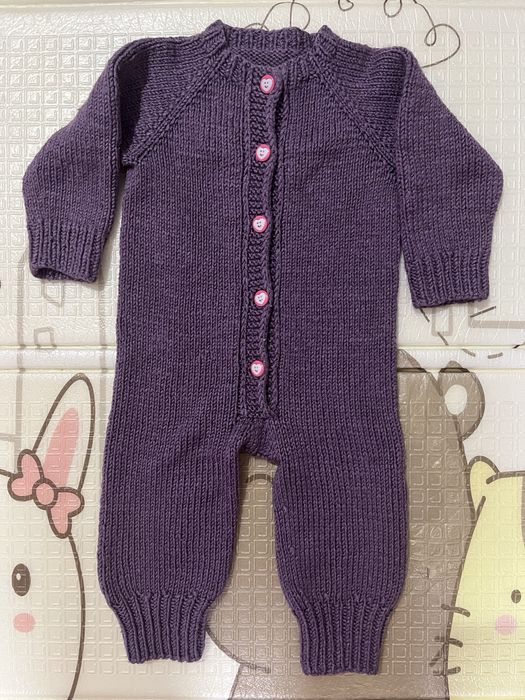 Ромпер / чоловічок  вʼязаний 12 міс.