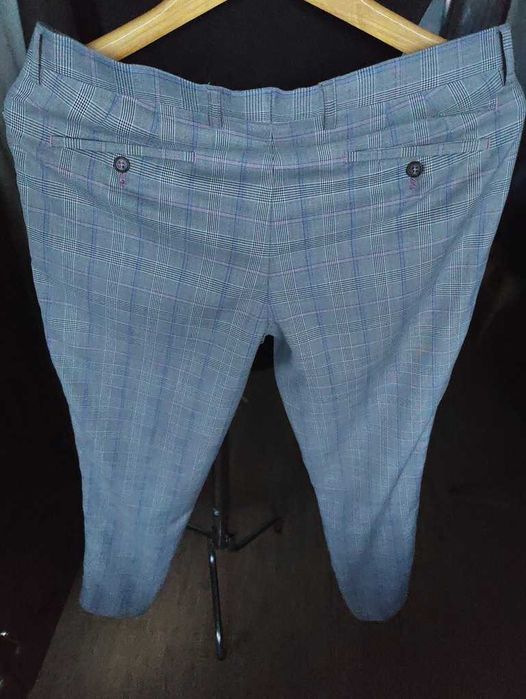 Джинсы брюки 1904 trousers United Kingdom w34 check grey.