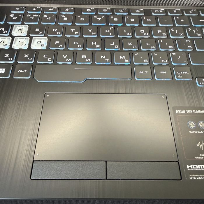 ASUS TUF Gaming F15/15.6 144Гц матовий/Intel Core i5-11400H/DDR4 16G/SSD M2 512G/nVidia RTX2050 4G