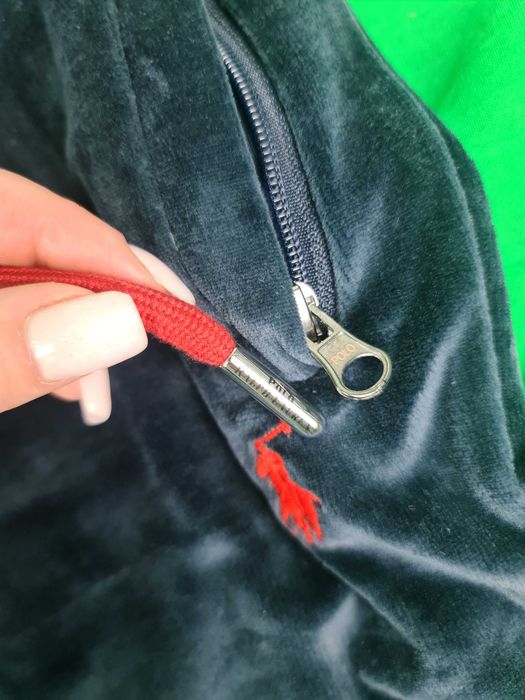 Sklepowe Spodnie meskie Ultra Premium Ralph Boss welur OUTLET
