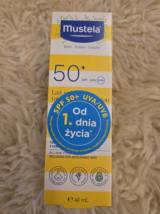 Mustela Bebe Enfant Sun mleczko przeciwsłoneczne SPF50+ 40 ml