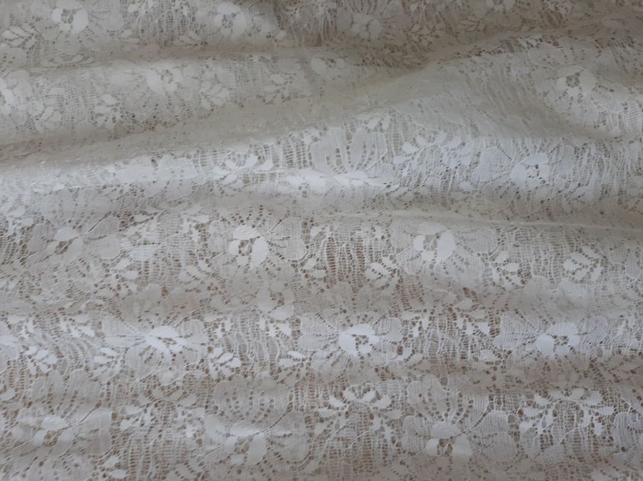 kwiatowa firanka długa z taśmą