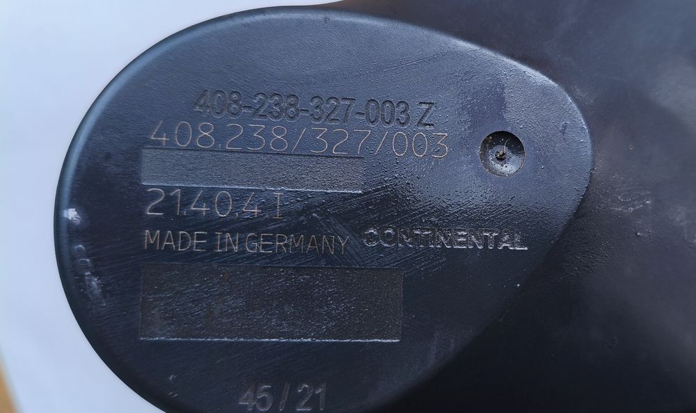 Przepustnica Continental VW PASSAT, B6 VW GOLF 5, TOURAN  2.0 FSI