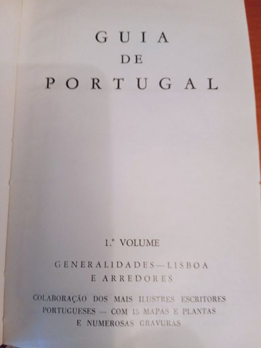 Col. Guia de Portugal. Ed. Gulbenkian. 8 Vol.