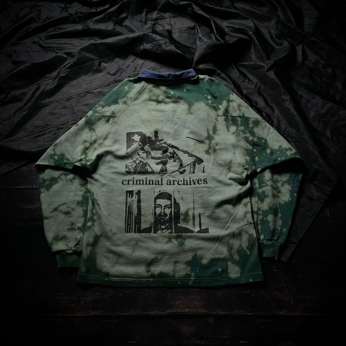 Vintage 90s Custom Acid Wash Adidas Pullover