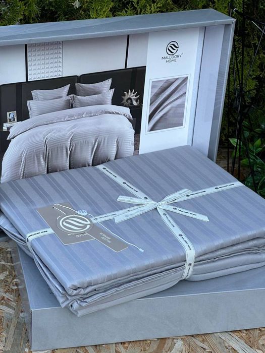 Комплект постільноі білизни Страйп Сатин смужка