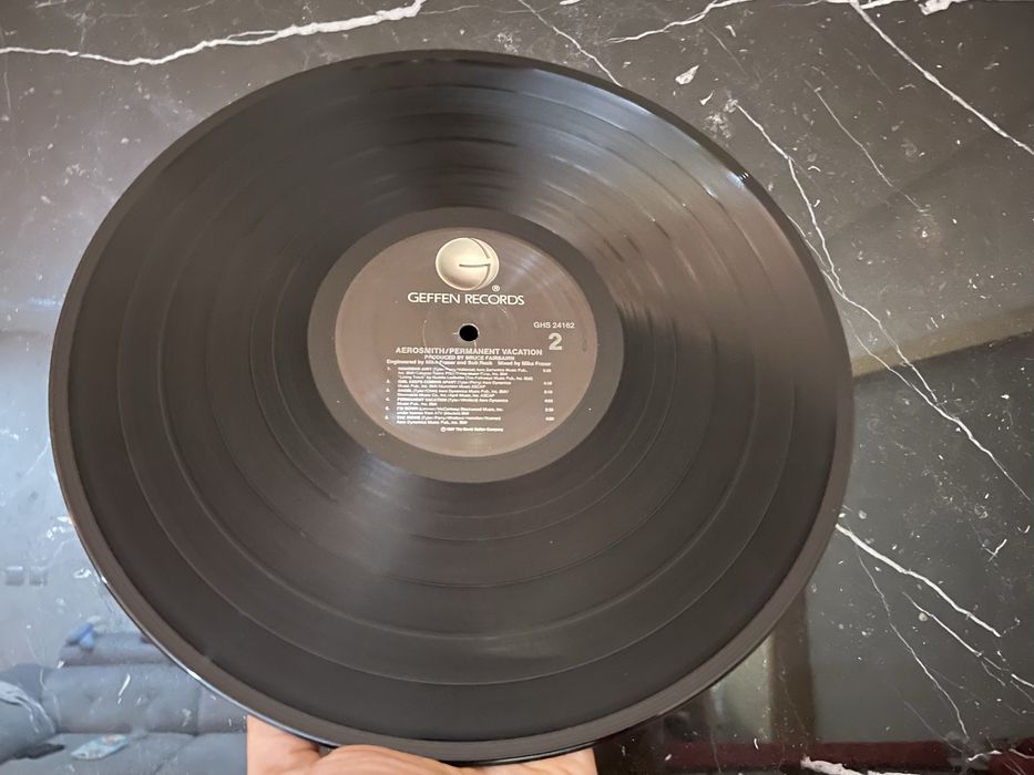 Vinil LP - Aerosmith – Permanent Vacation (First Press 1987, US)