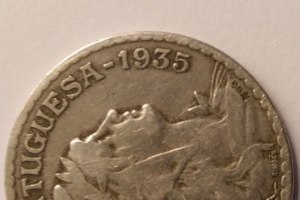 MOEDA 1 escudo 1935