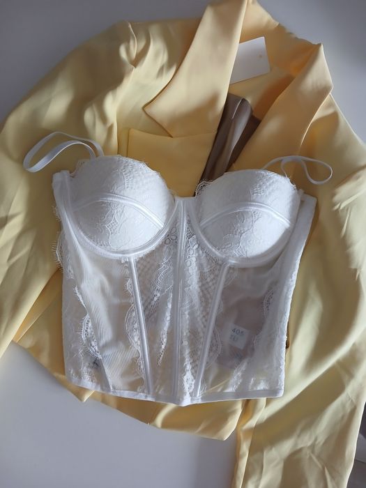 Biały top gorset Hollywood Dream uni