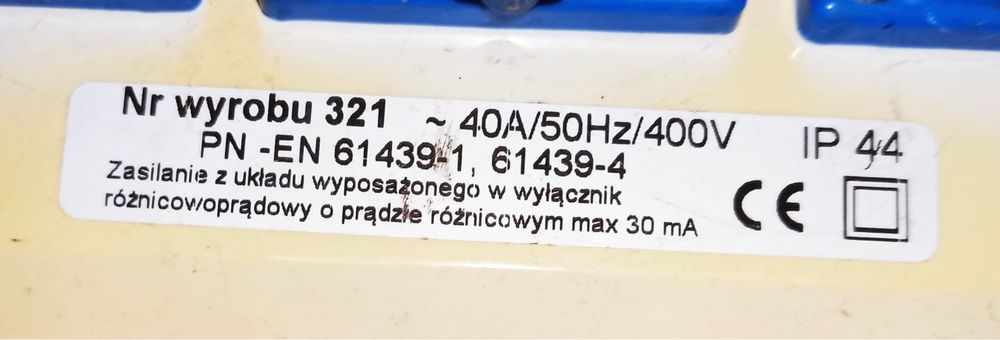 Rozdzielnia budowlana
