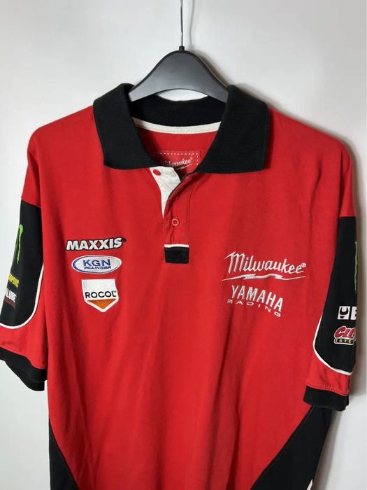 Вінтажна гоночна футболка Yamaha Racing Milwaukee / Y2K Moto Tee