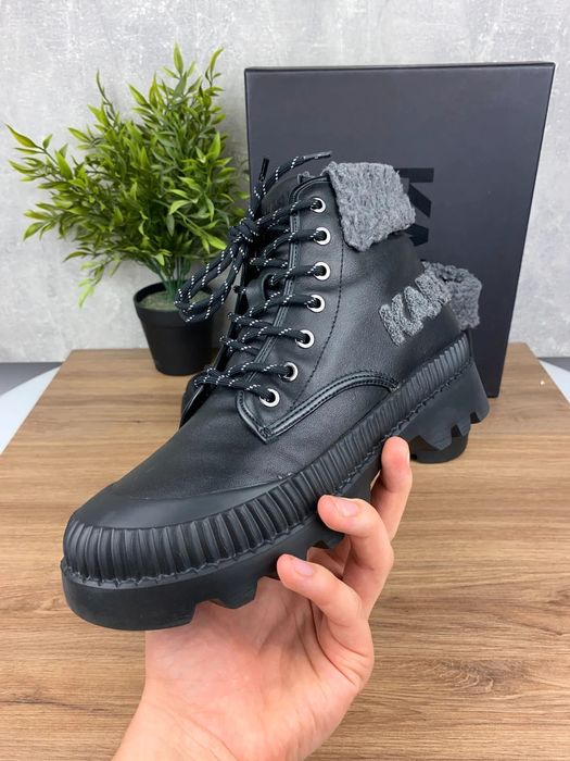 Karl Lagerfeld Trekka II Hiker Fleece r. 40 - eleganckie trzewiki