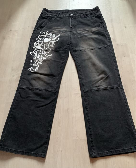 клеш фларед бегги буткат y2k джинси