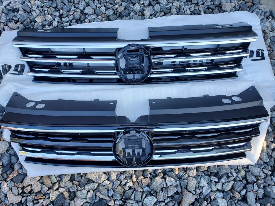Решетка радиатора бампера  гриль VW Tiguan USA 2017 2020