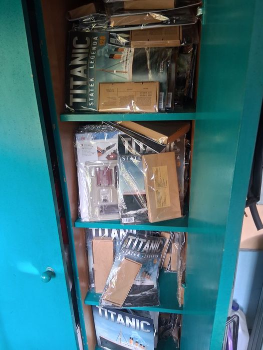 Titanic hachette, statek, model