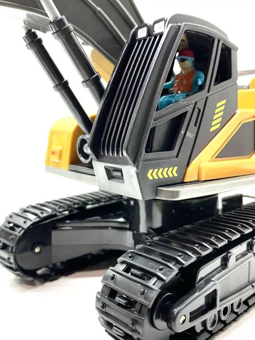 Екскаватор гусеничний на р/к зі звуком Жовто-чорний (ВС1049) Розд/Дроп