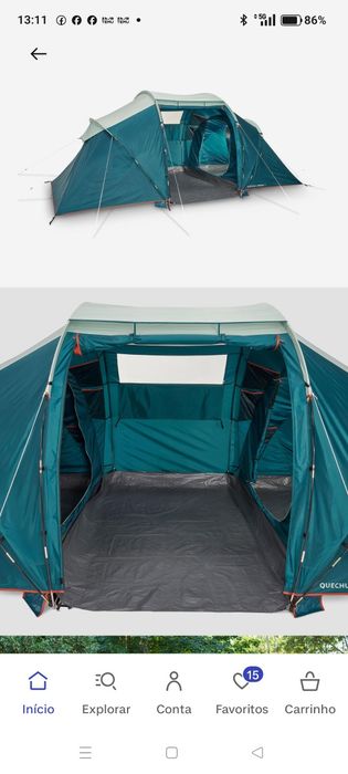 Tenda de campismo